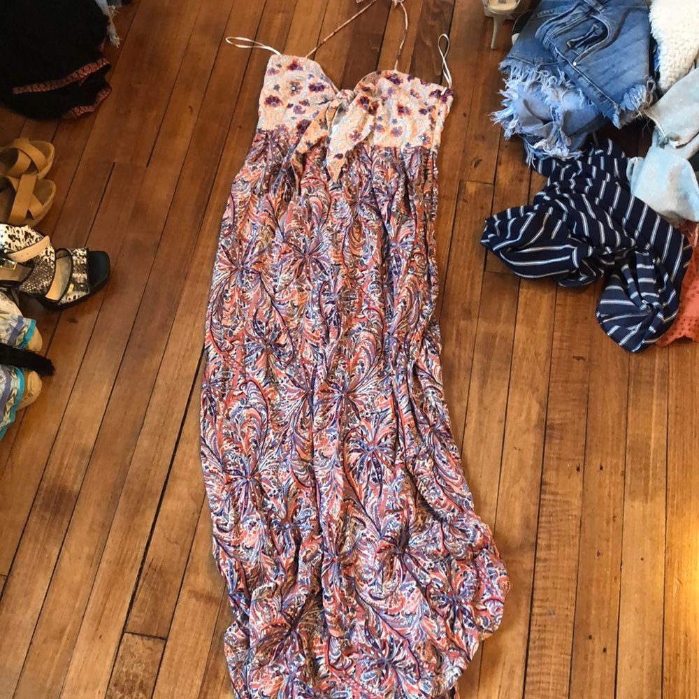 Zara halter maxi dress